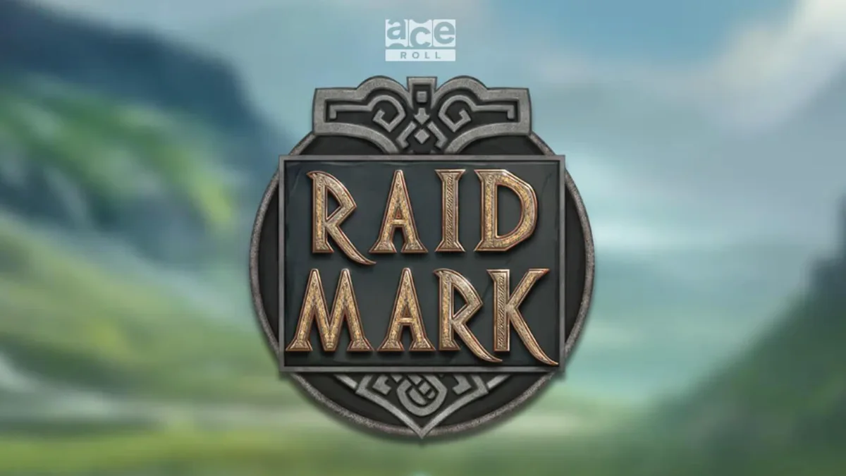 Tampilan visual slot Raidmark dengan tema Viking yang epik